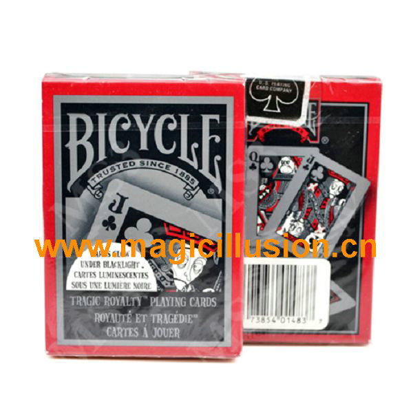 Tragic royalty bicycle playing card